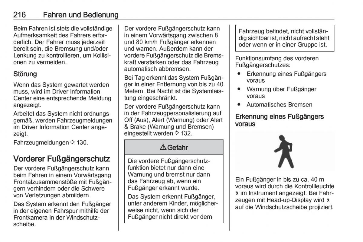 Opel Insignia B Handbuch / page 218