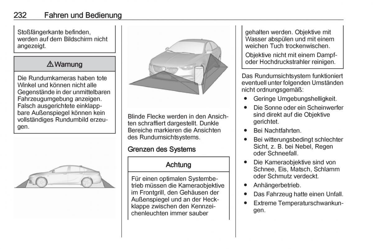 Opel Insignia B Handbuch / page 234