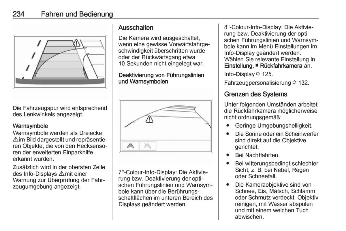 Opel Insignia B Handbuch / page 236