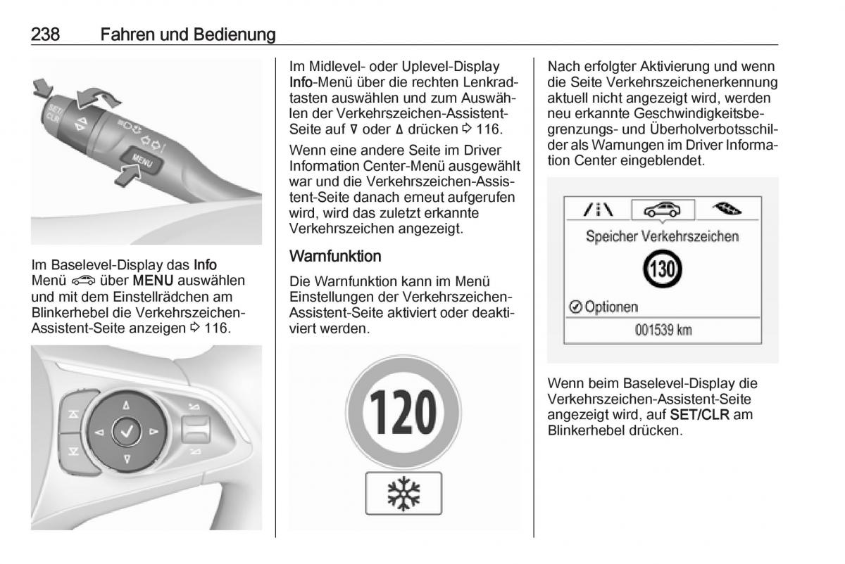 Opel Insignia B Handbuch / page 240