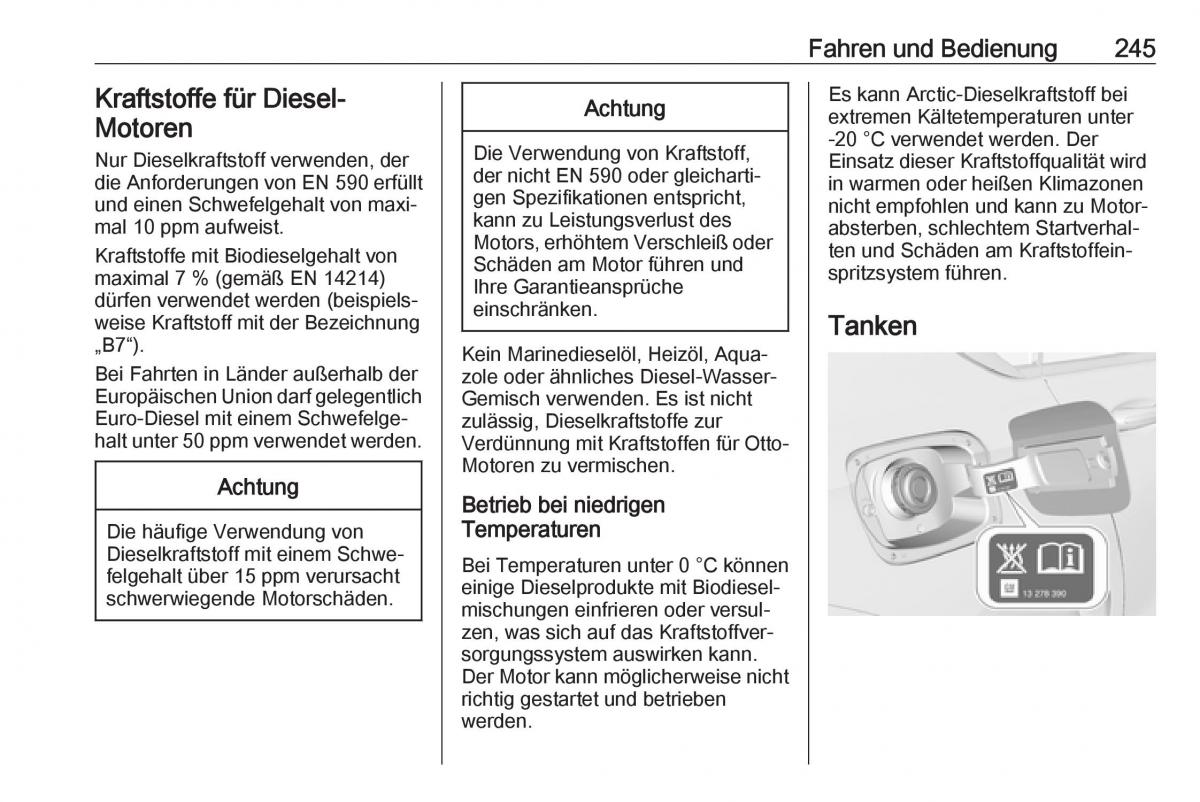 Opel Insignia B Handbuch / page 247