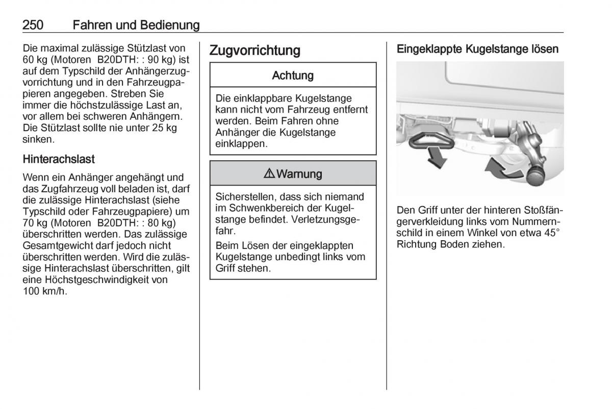 Opel Insignia B Handbuch / page 252