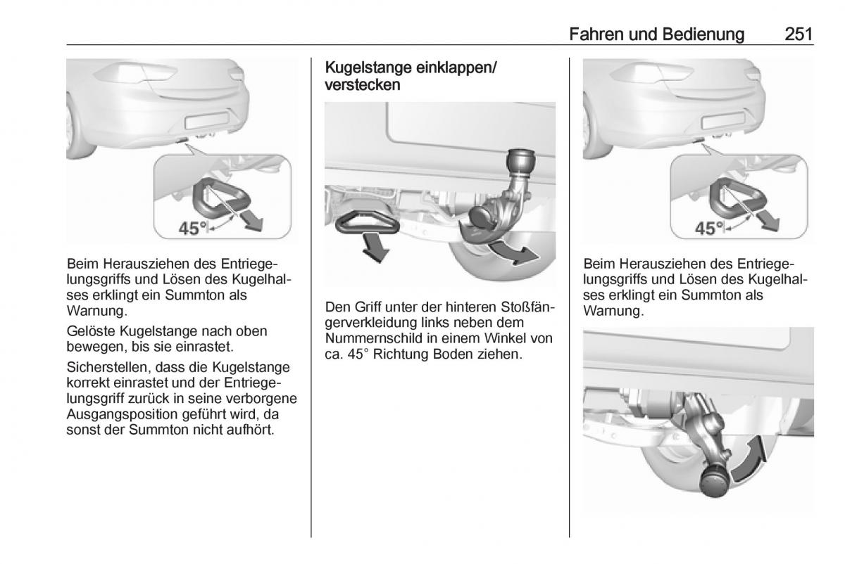 Opel Insignia B Handbuch / page 253