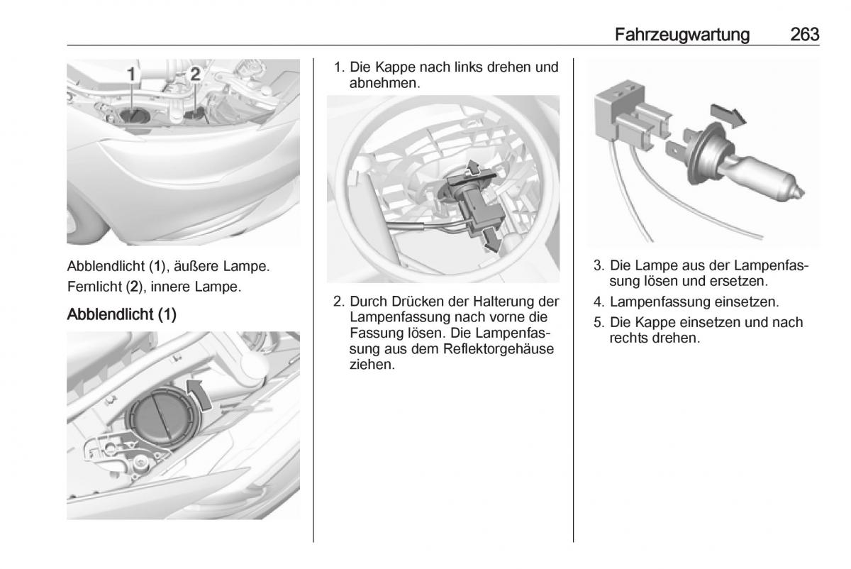 Opel Insignia B Handbuch / page 265