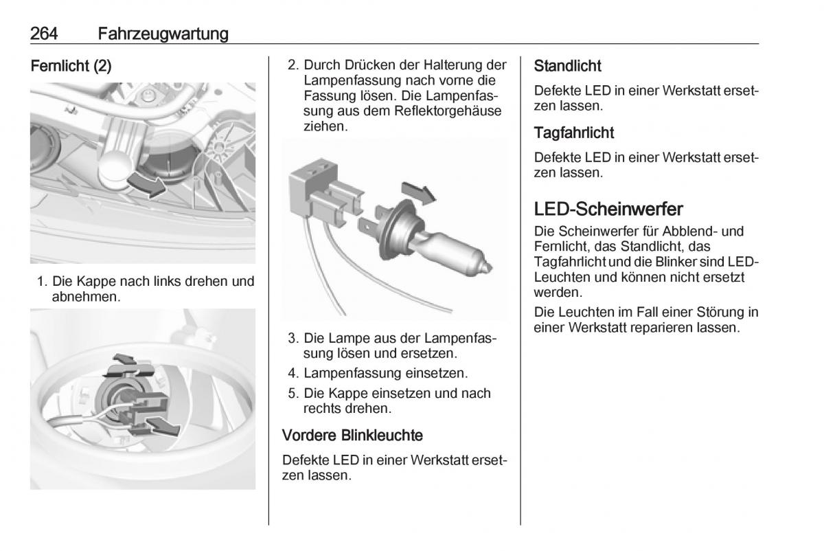 Opel Insignia B Handbuch / page 266