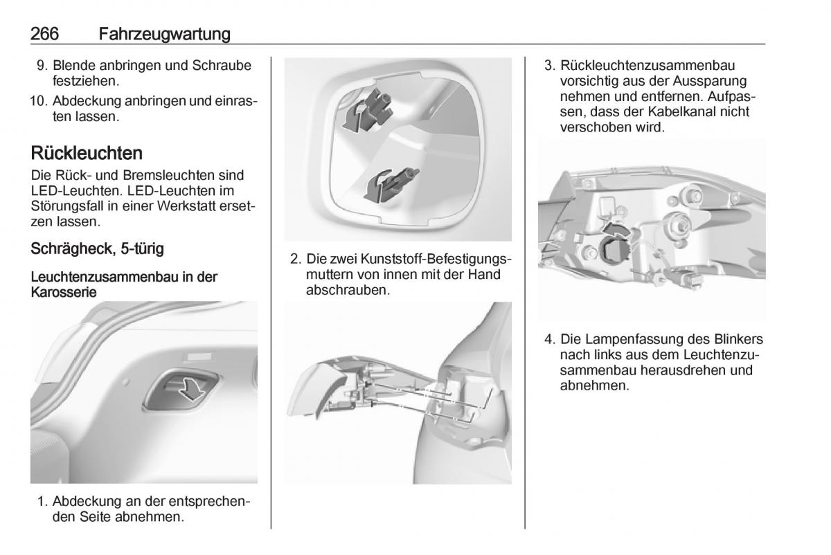 Opel Insignia B Handbuch / page 268