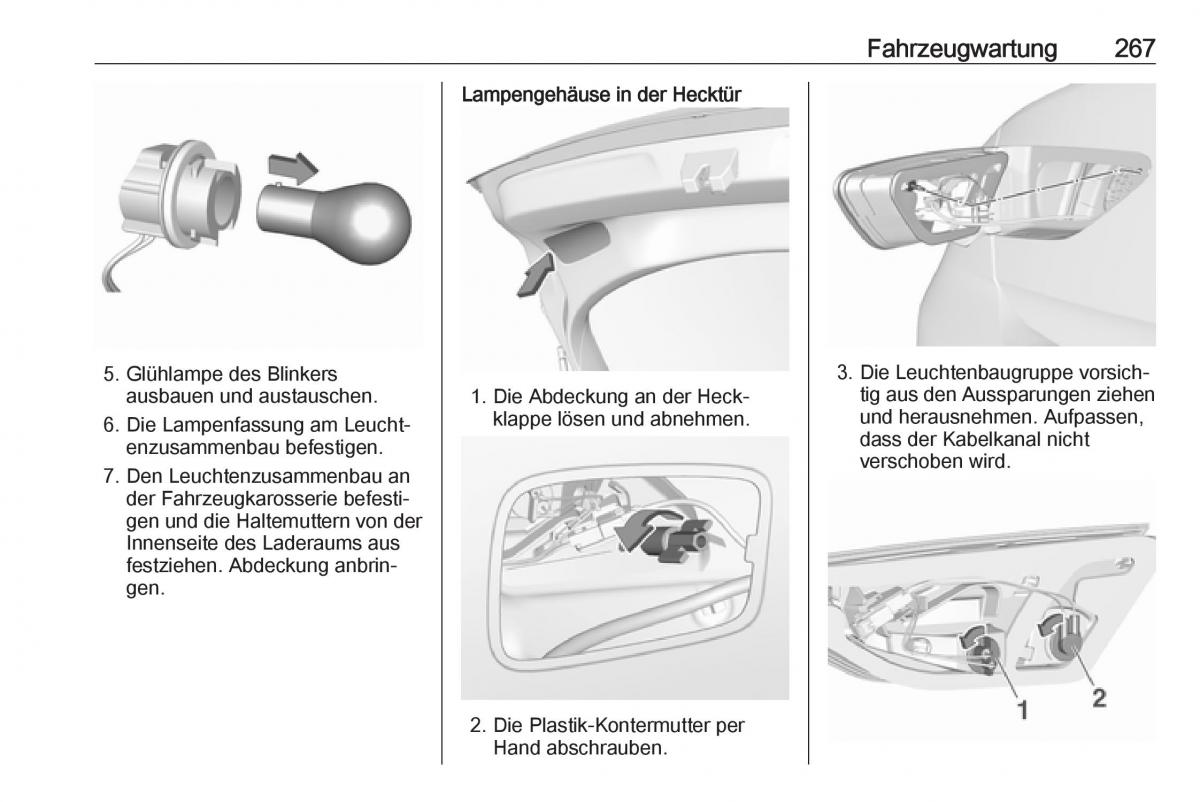 Opel Insignia B Handbuch / page 269