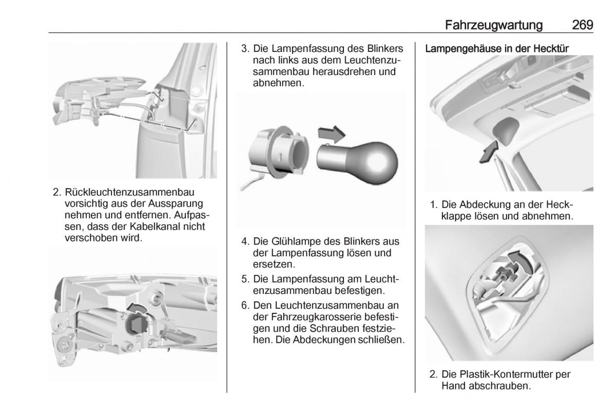 Opel Insignia B Handbuch / page 271