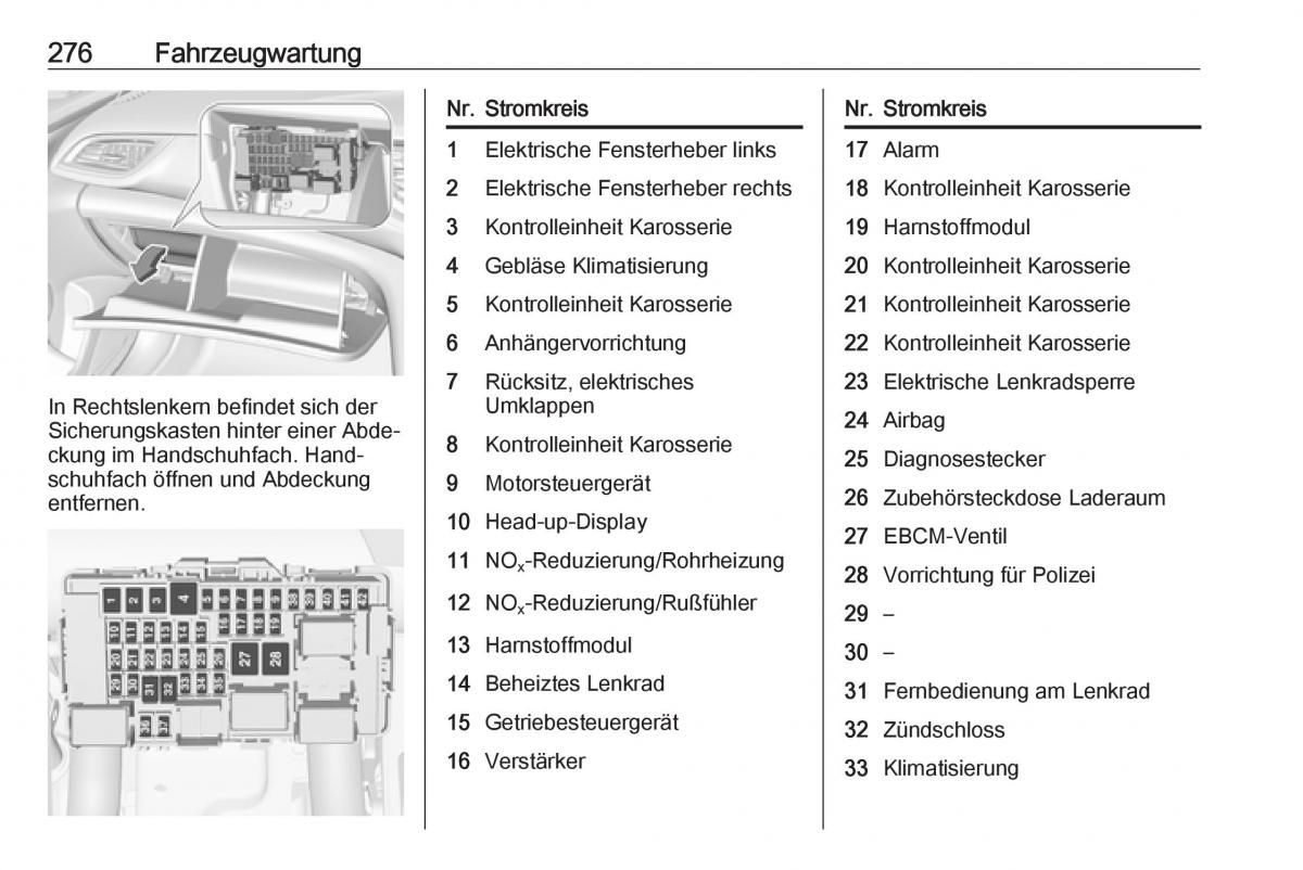 Opel Insignia B Handbuch / page 278