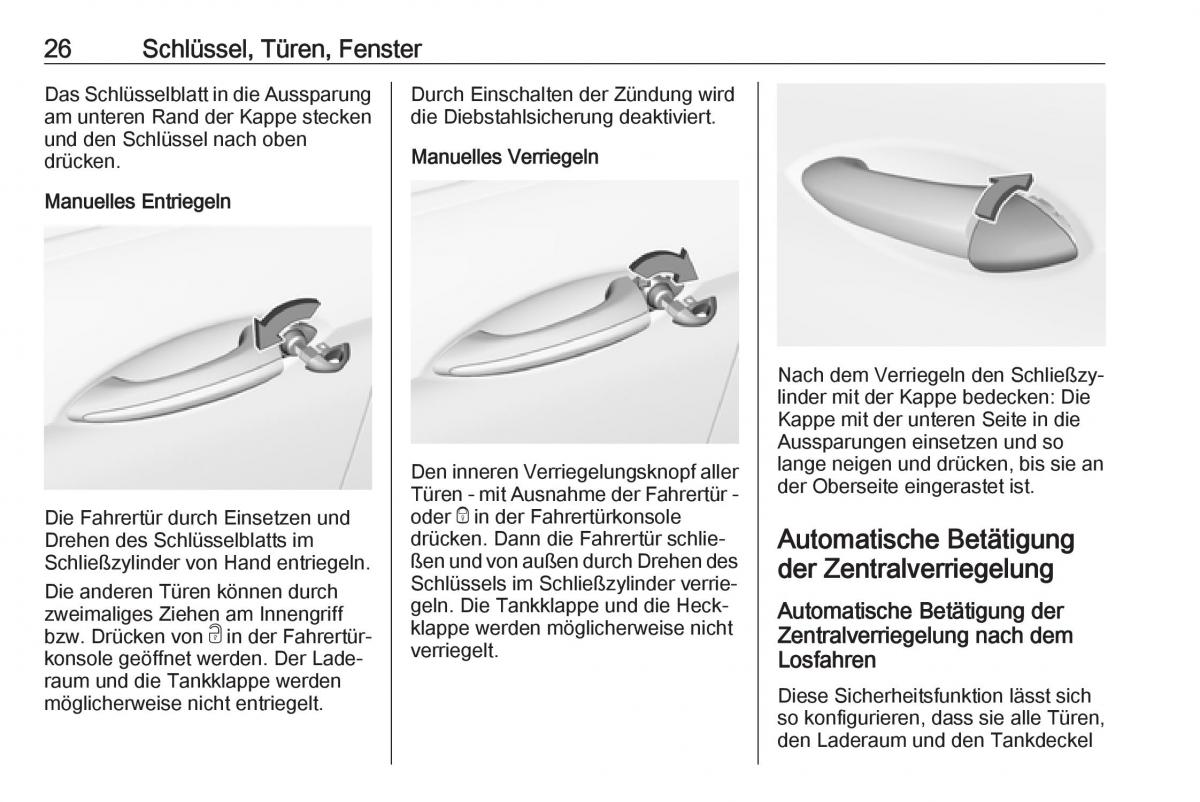 Opel Insignia B Handbuch / page 28