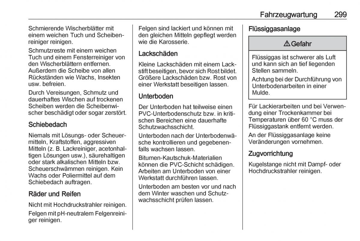 Opel Insignia B Handbuch / page 301