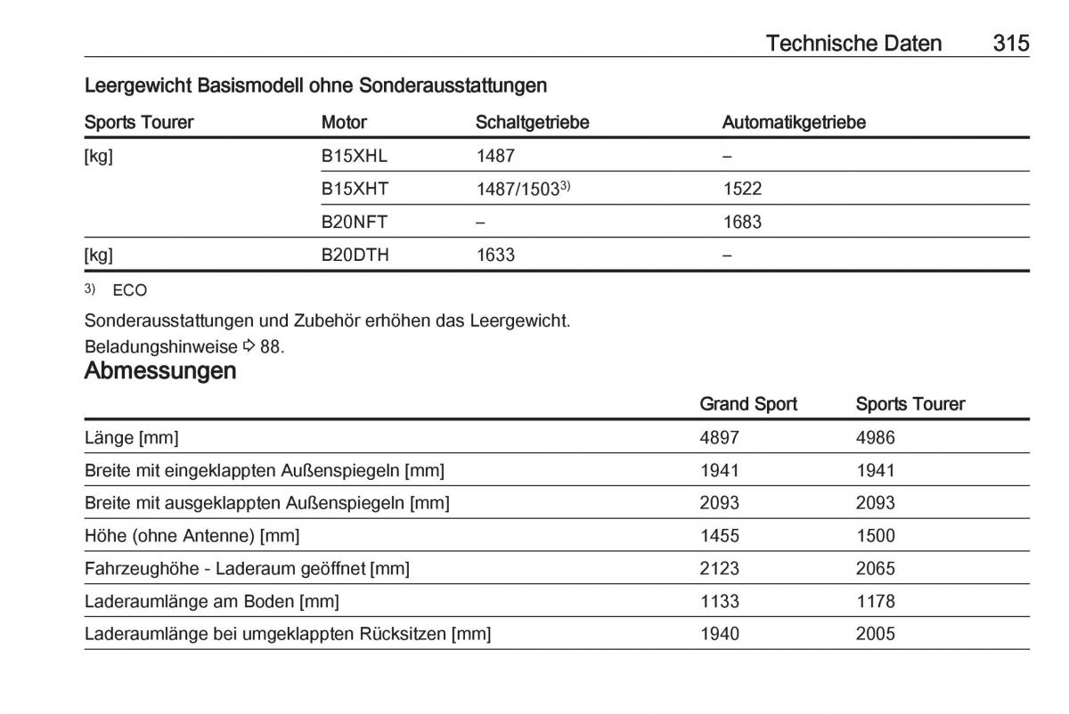 Opel Insignia B Handbuch / page 317