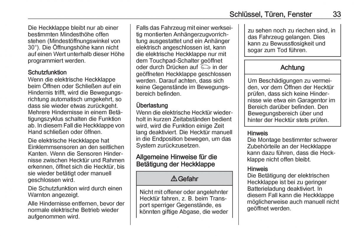 Opel Insignia B Handbuch / page 35