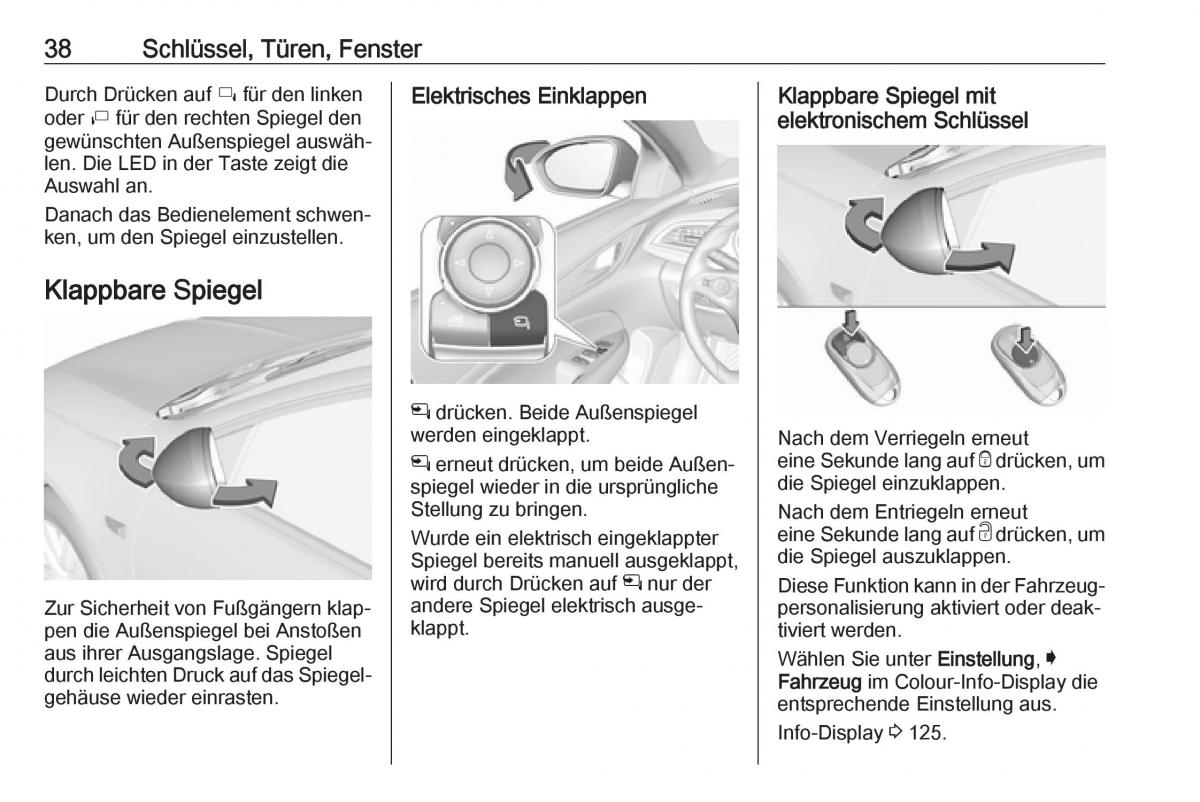 Opel Insignia B Handbuch / page 40