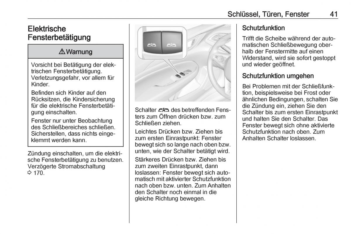 Opel Insignia B Handbuch / page 43