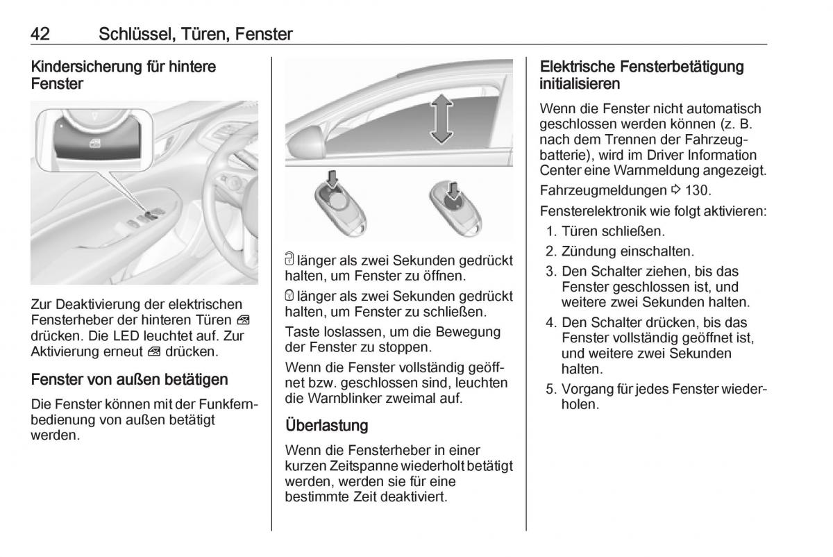 Opel Insignia B Handbuch / page 44