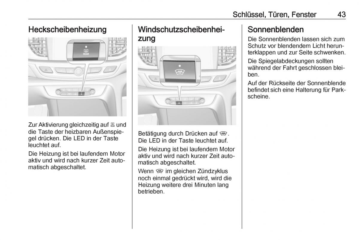 Opel Insignia B Handbuch / page 45