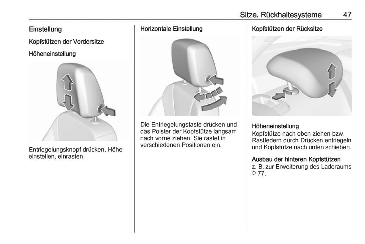 Opel Insignia B Handbuch / page 49