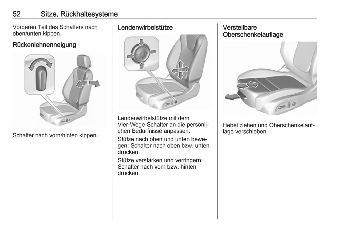 Opel Insignia B Handbuch / page 54