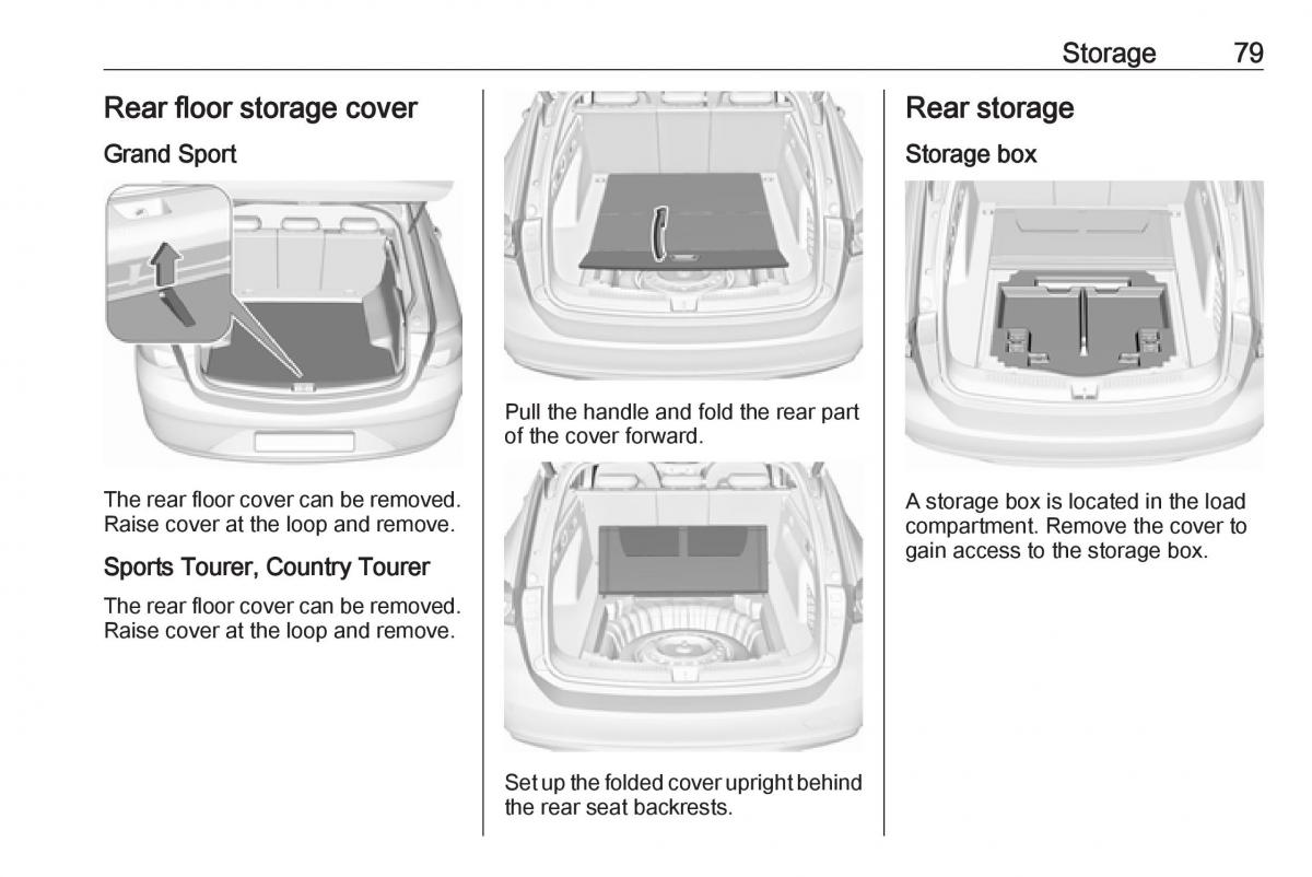 Opel Insignia B owners manual / page 81