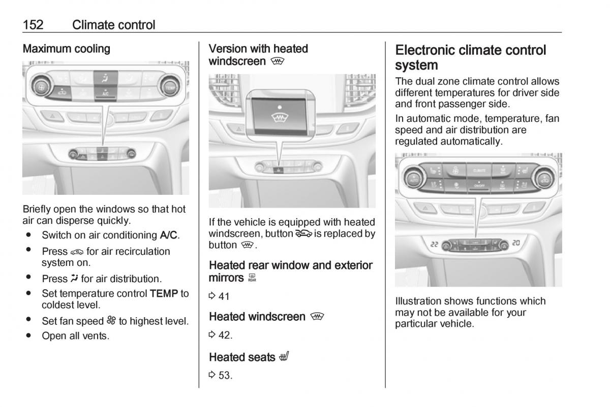 Opel Insignia B owners manual / page 154