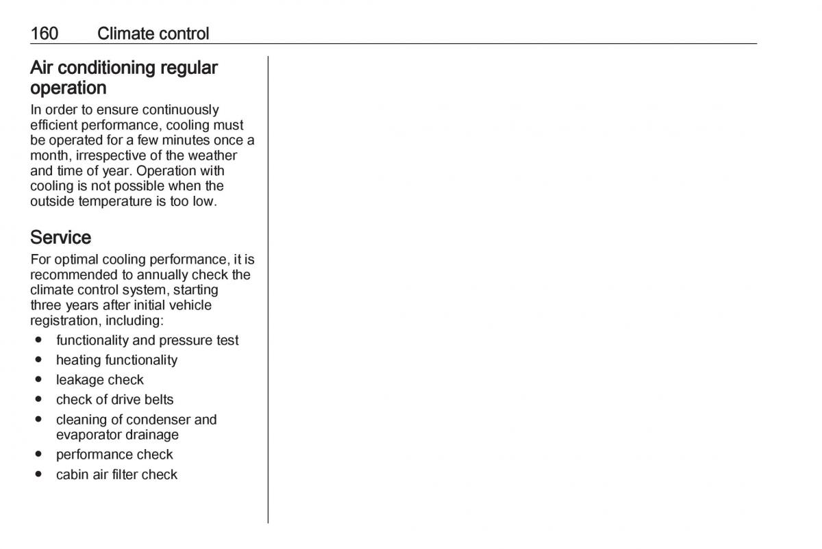 Opel Insignia B owners manual / page 162