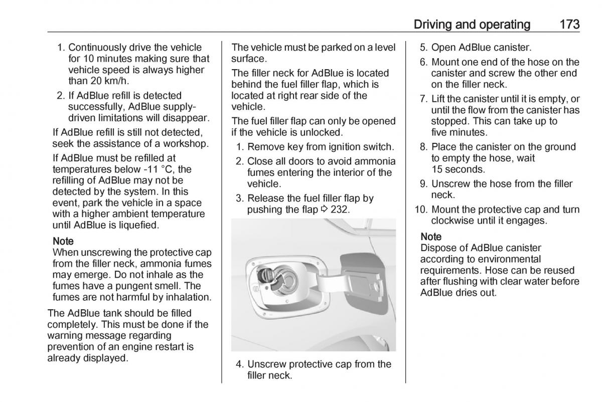 Opel Insignia B owners manual / page 175