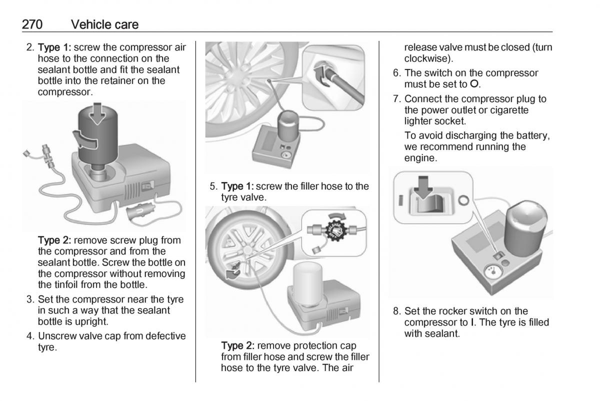 Opel Insignia B owners manual / page 272