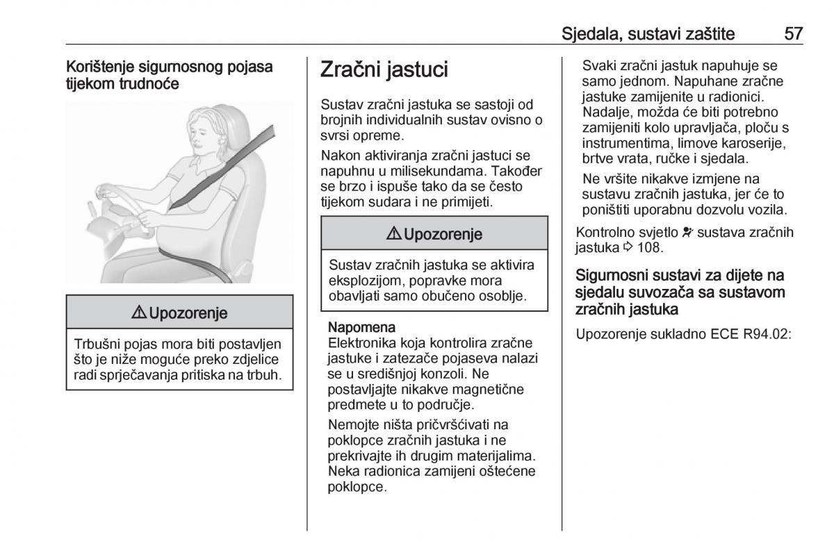 Opel Insignia B vlasnicko uputstvo / page 59