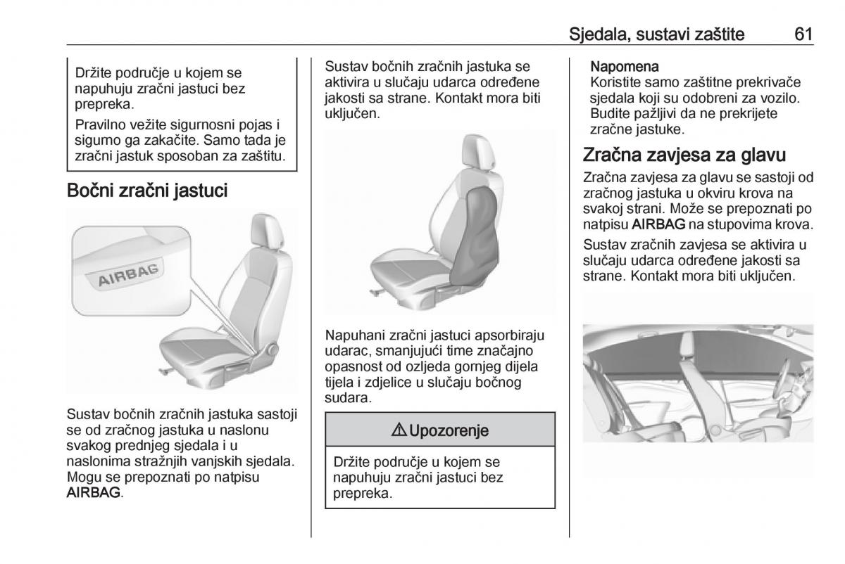 Opel Insignia B vlasnicko uputstvo / page 63