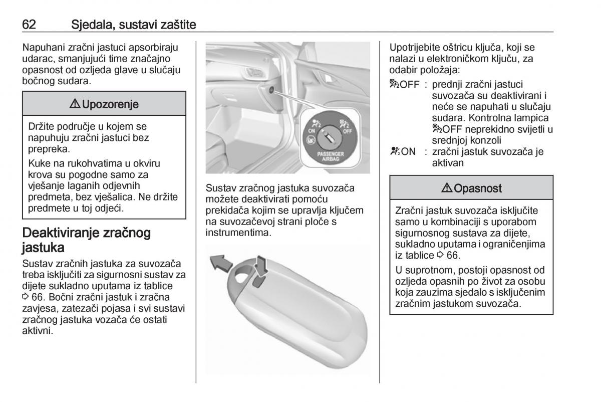 Opel Insignia B vlasnicko uputstvo / page 64