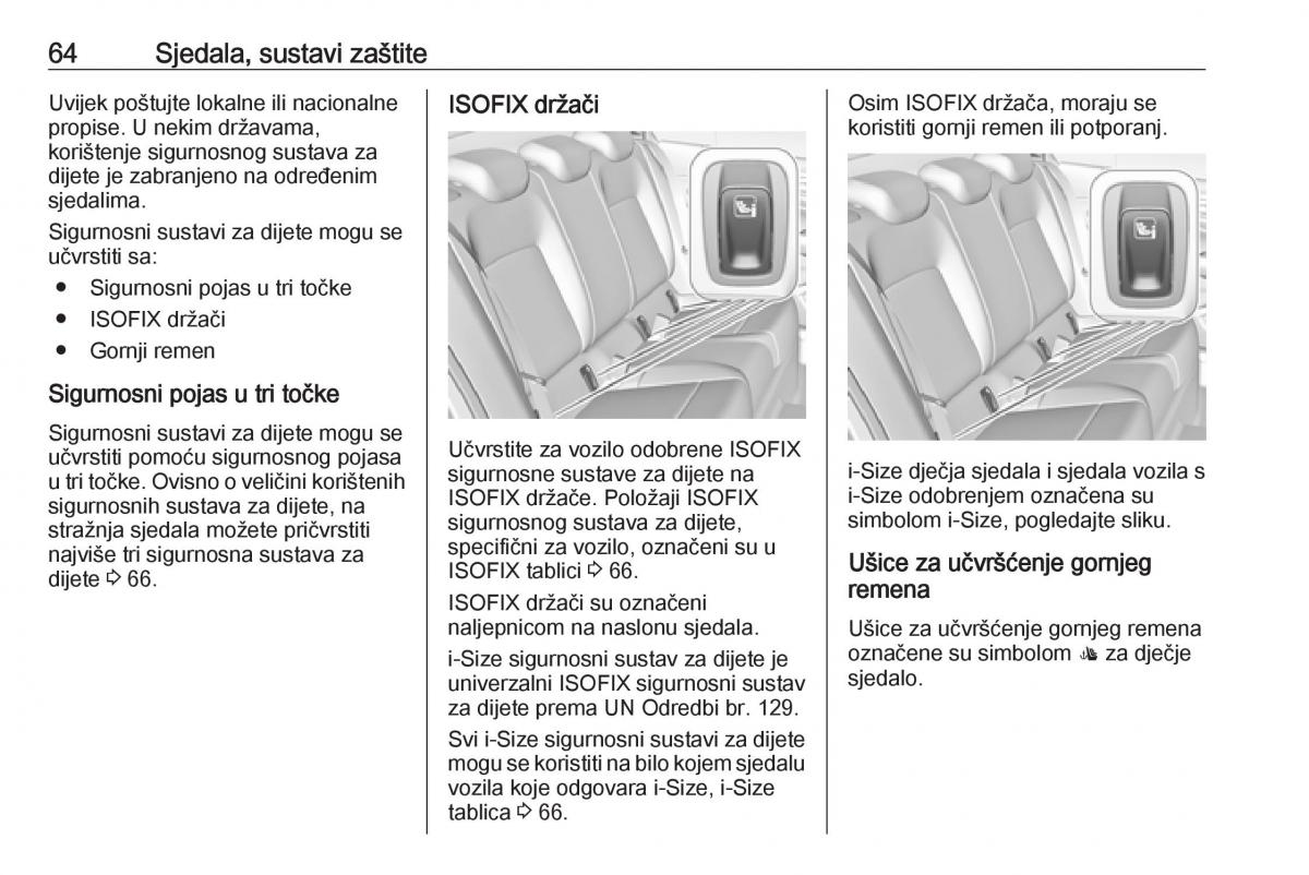 Opel Insignia B vlasnicko uputstvo / page 66