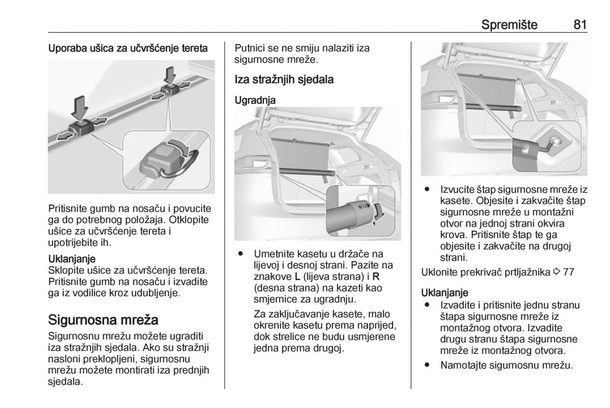 Opel Insignia B vlasnicko uputstvo / page 83