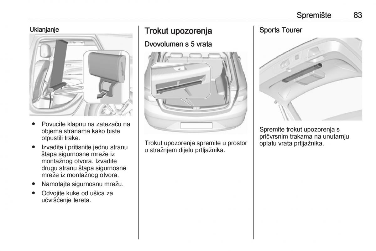 Opel Insignia B vlasnicko uputstvo / page 85