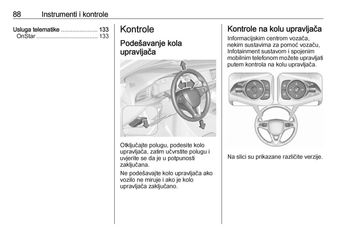 Opel Insignia B vlasnicko uputstvo / page 90