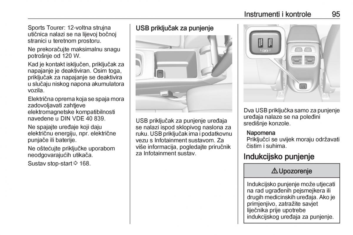 Opel Insignia B vlasnicko uputstvo / page 97