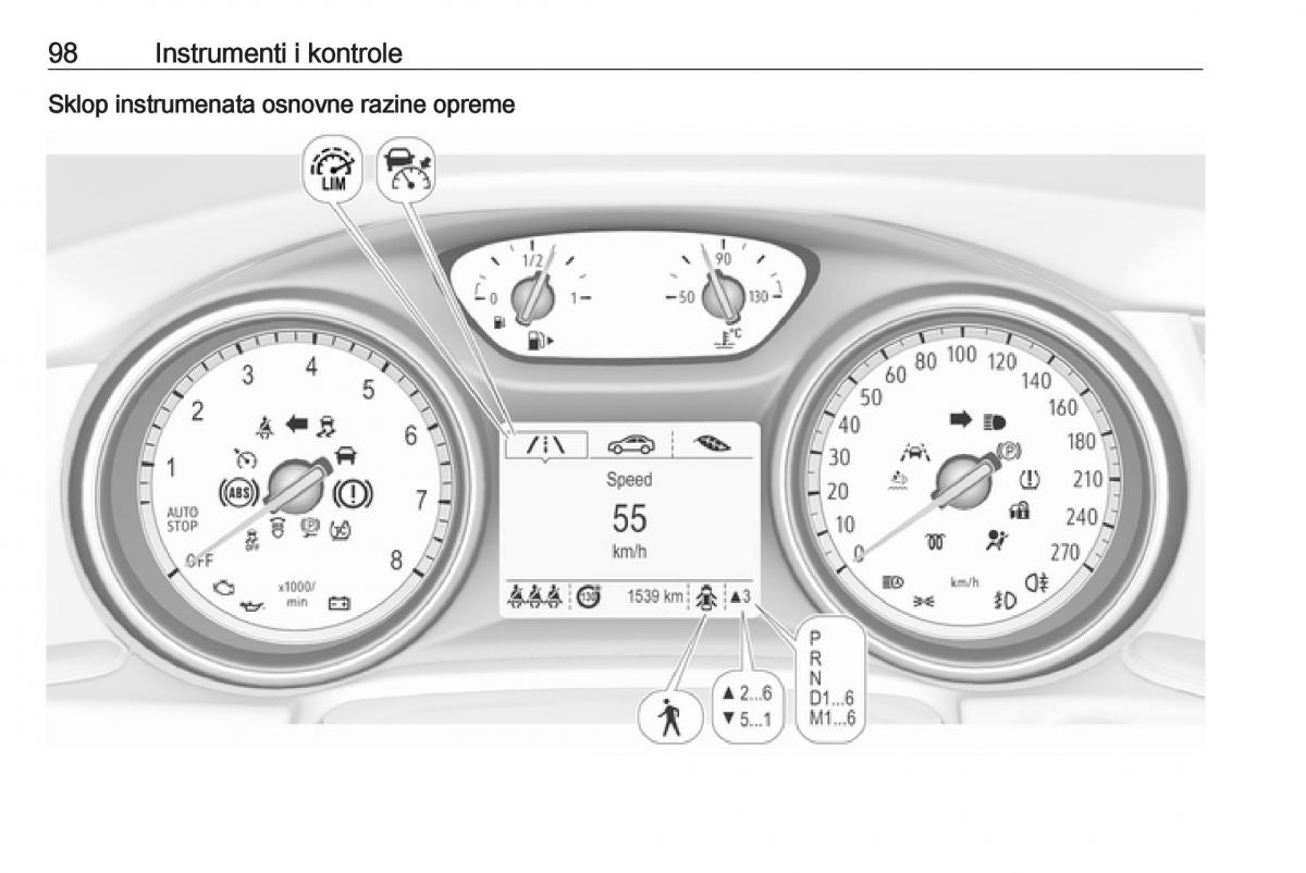 Opel Insignia B vlasnicko uputstvo / page 100