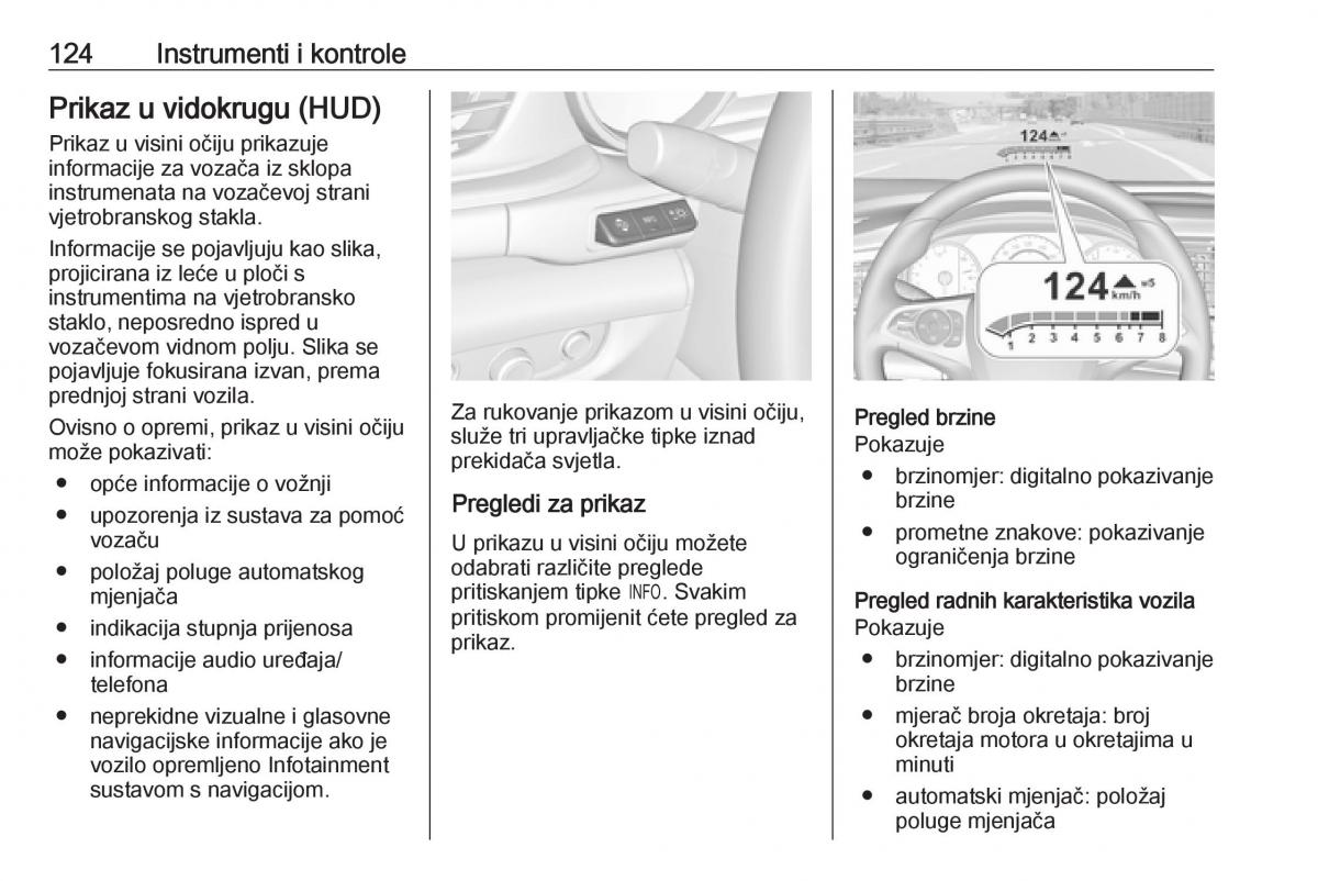 Opel Insignia B vlasnicko uputstvo / page 126