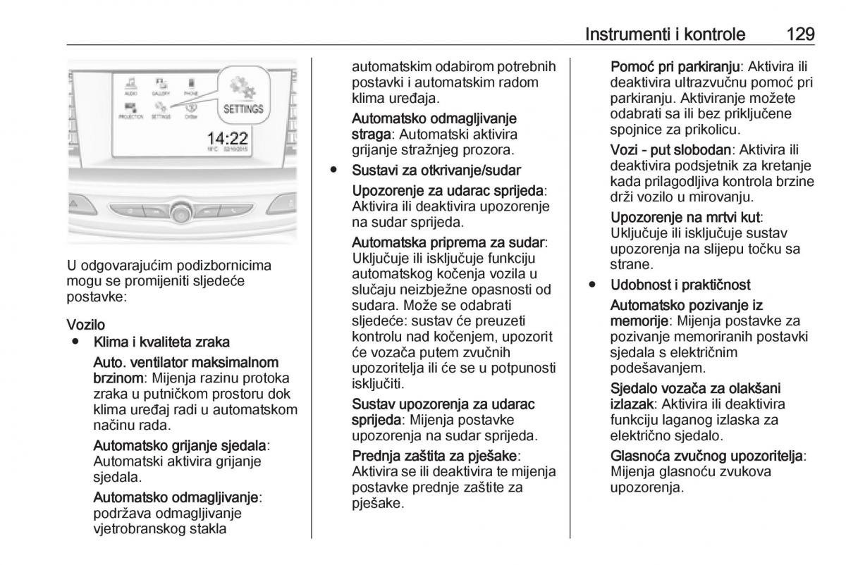 Opel Insignia B vlasnicko uputstvo / page 131