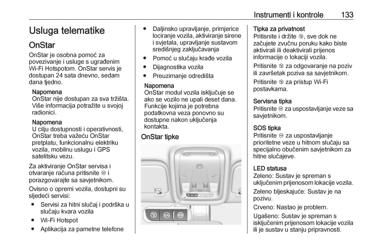 Opel Insignia B vlasnicko uputstvo / page 135