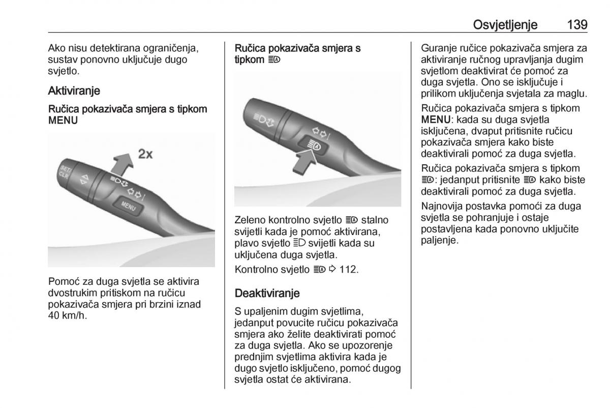 Opel Insignia B vlasnicko uputstvo / page 141