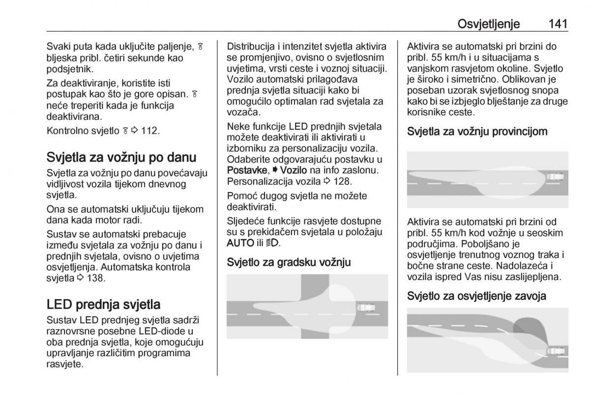 Opel Insignia B vlasnicko uputstvo / page 143