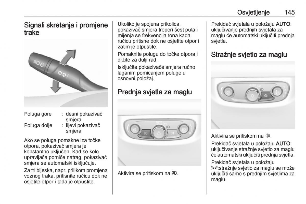 Opel Insignia B vlasnicko uputstvo / page 147