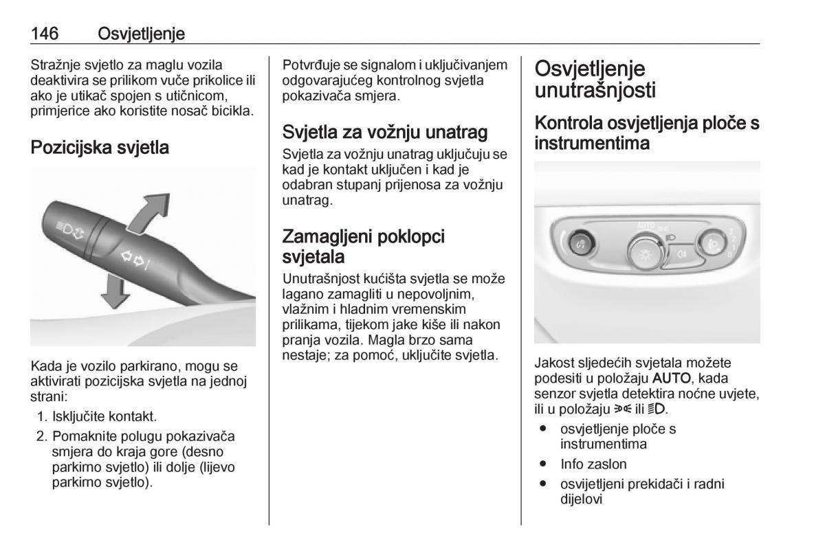 Opel Insignia B vlasnicko uputstvo / page 148