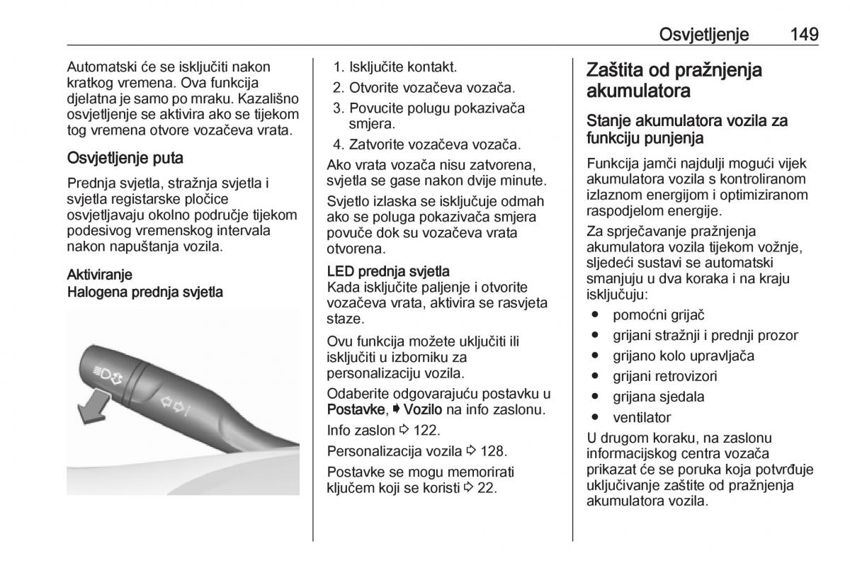 Opel Insignia B vlasnicko uputstvo / page 151