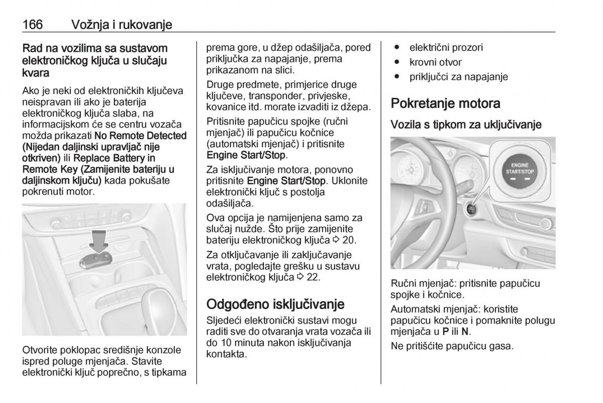 Opel Insignia B vlasnicko uputstvo / page 168