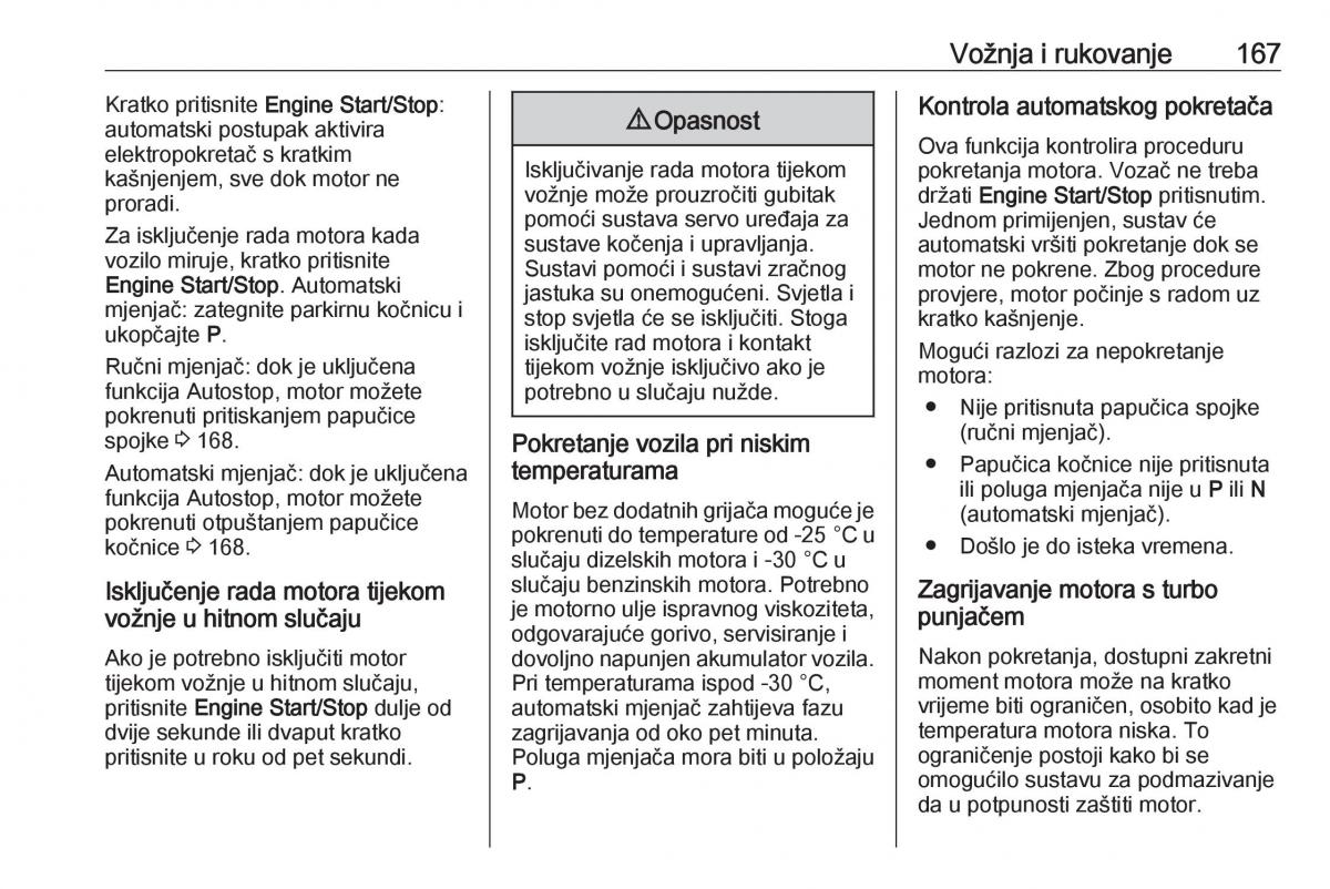 Opel Insignia B vlasnicko uputstvo / page 169