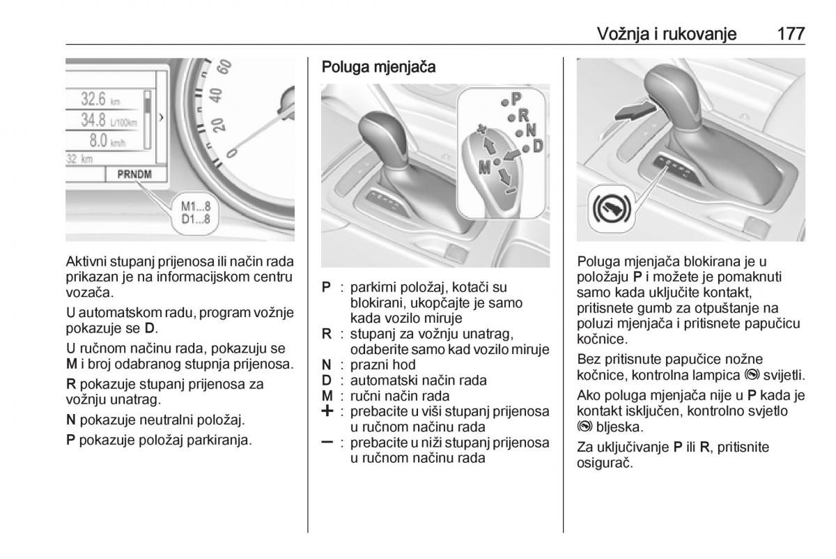 Opel Insignia B vlasnicko uputstvo / page 179