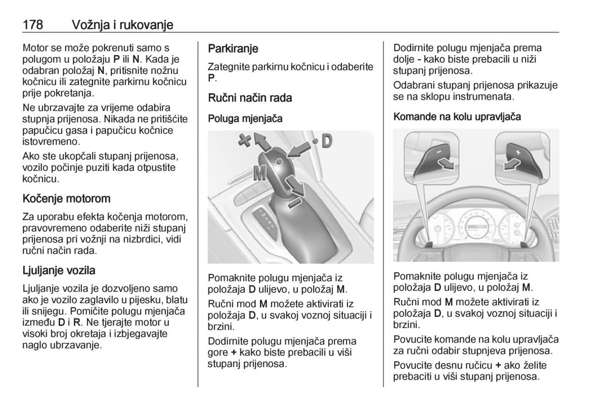 Opel Insignia B vlasnicko uputstvo / page 180