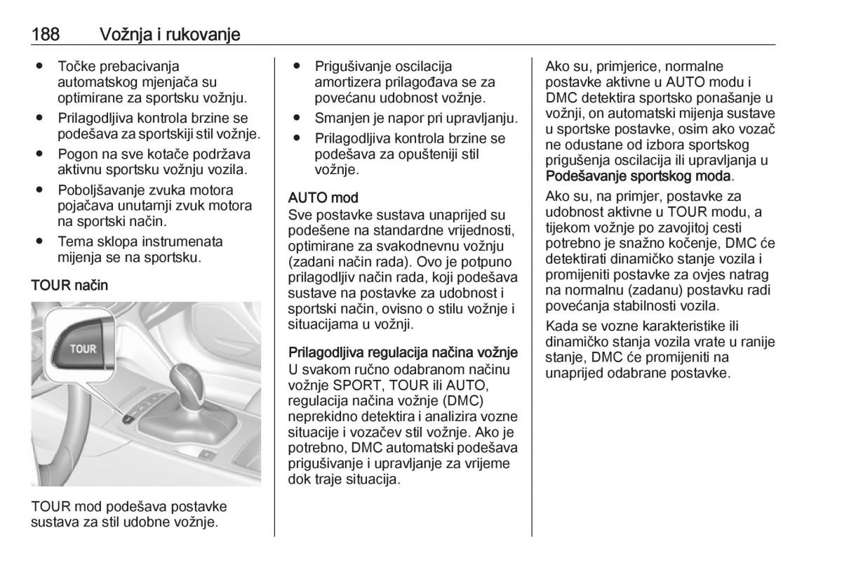 Opel Insignia B vlasnicko uputstvo / page 190